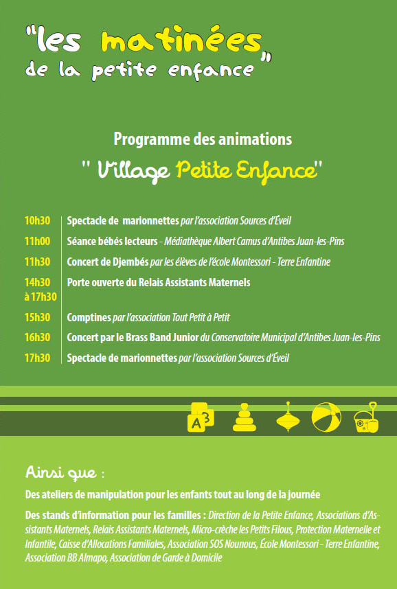 Les matinées de la petite enfance 2014 p2